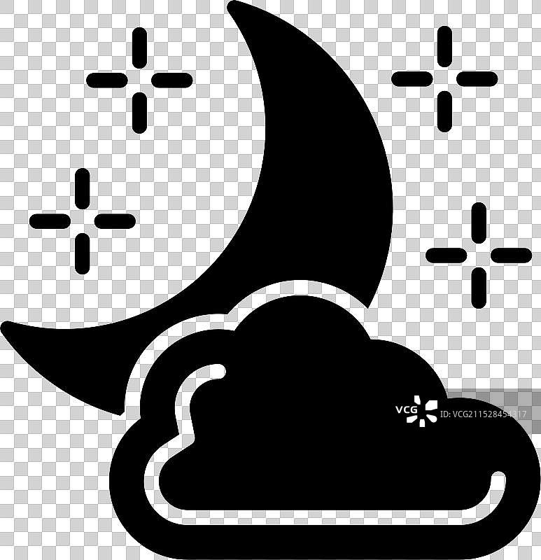 半月图标图片素材