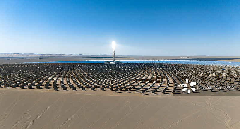敦煌光电博览园熔盐塔图片素材