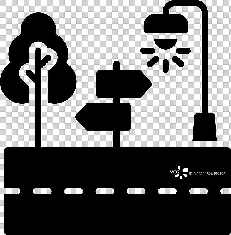 街头标志图片素材