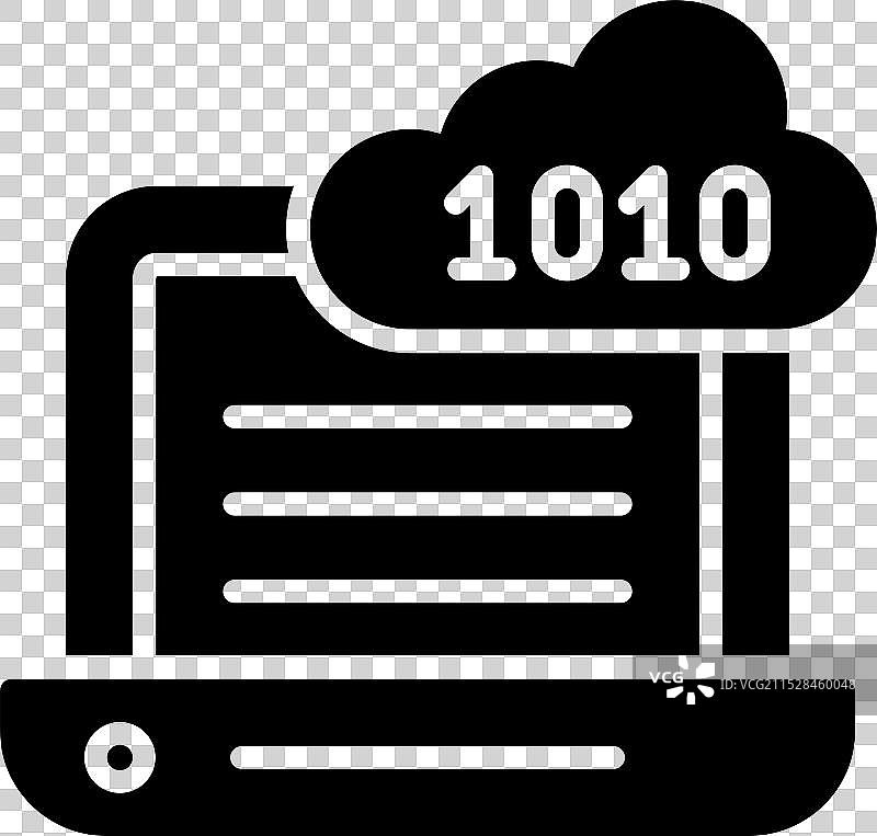 二进制代码图标图片素材