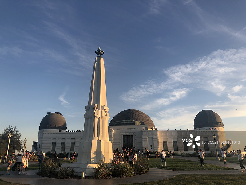 黄昏下的格雷菲斯天文台图片素材