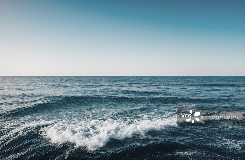 松兰山波涛汹涌的海面海浪图片素材