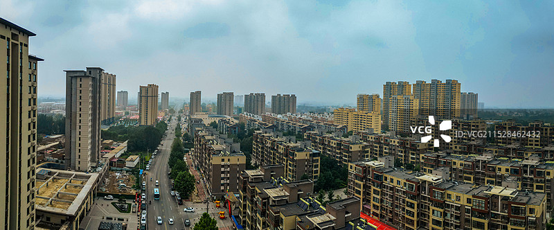 蠡县 保定市 文化公园 长瑞绿洲 永盛大街 航拍图片素材