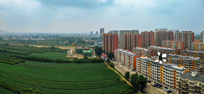 蠡县 保定市 文化公园 长瑞绿洲 永盛大街 航拍图片素材