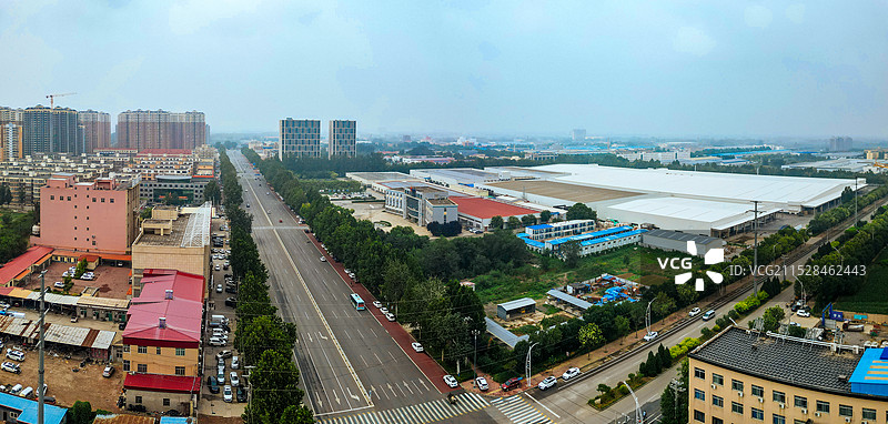 蠡县 保定市 文化公园 长瑞绿洲 永盛大街 航拍图片素材