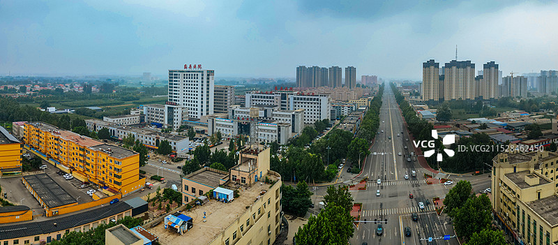 蠡县 保定市 文化公园 长瑞绿洲 永盛大街 航拍图片素材