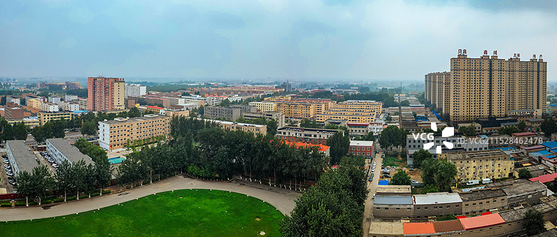 蠡县 保定市 文化公园 长瑞绿洲 永盛大街 航拍图片素材