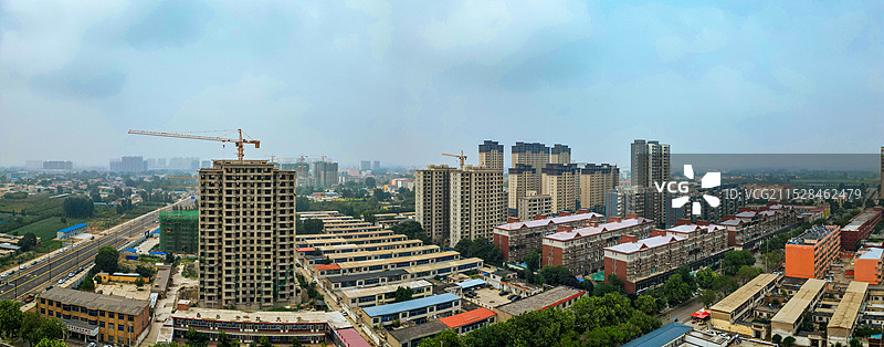 蠡县 保定市 文化公园 长瑞绿洲 永盛大街 航拍图片素材