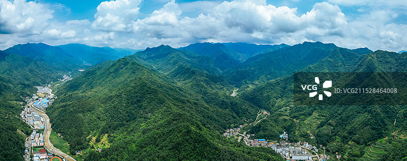宁陕县 环山公园 秦岭 滨河公园 子午路 航拍图片素材