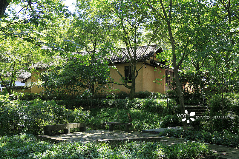 西湖、云栖竹径图片素材