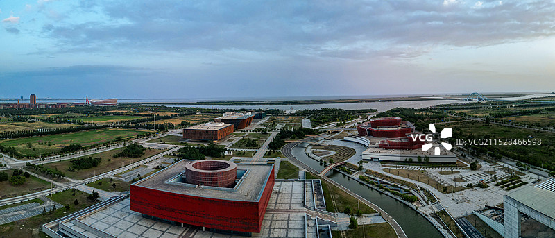 盘锦市 大湾区 奥体中心 启航广场 城市规划展览馆 辽东湾会议中心图片素材