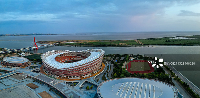 盘锦市 大湾区 奥体中心 启航广场 城市规划展览馆 辽东湾会议中心图片素材