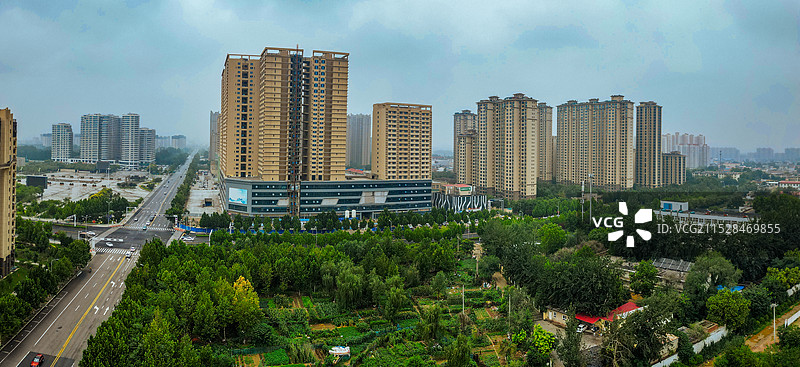 任丘市 市民广场 工人文化宫 悦都汇 枫林园 沧州图片素材