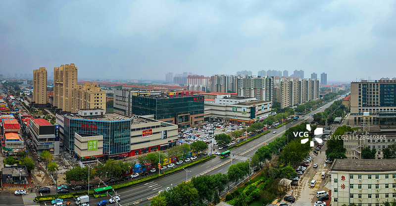 任丘市 市民广场 工人文化宫 悦都汇 枫林园 沧州图片素材