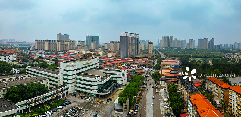 任丘市 市民广场 工人文化宫 悦都汇 枫林园 沧州图片素材