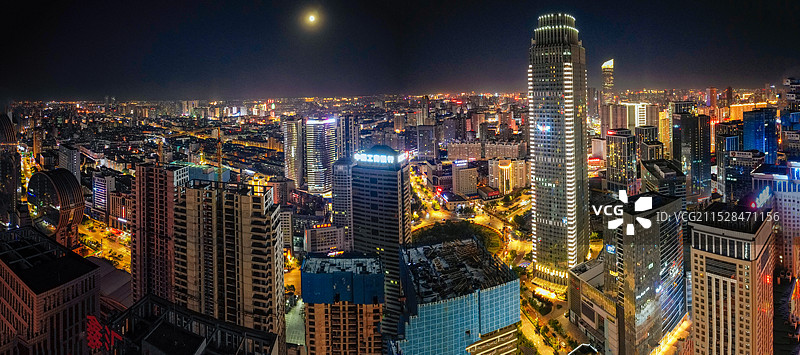 沈阳 惠工广场 新地中心 方圆大厦 智慧大厦 市府广场图片素材