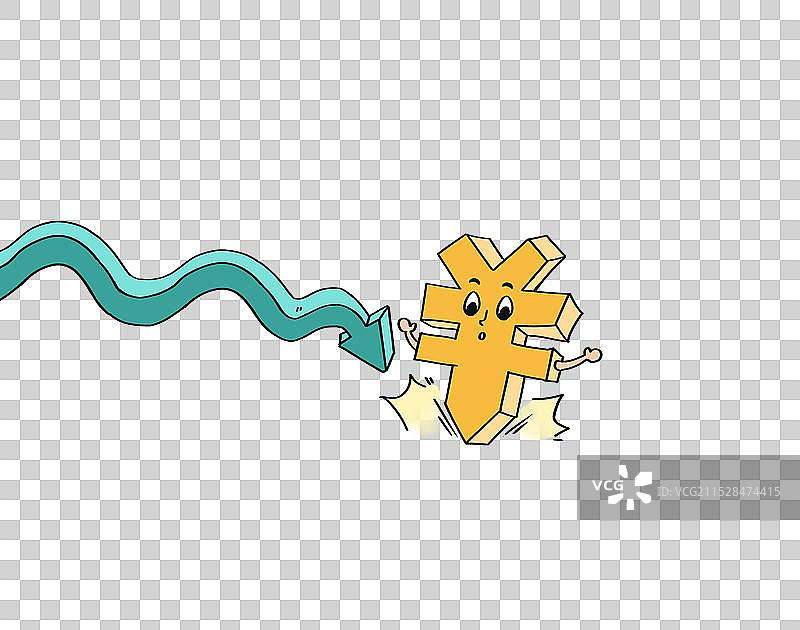 价格波动卡通手绘元素图片素材