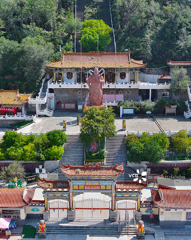 青海省西宁市大通县老爷山航拍图片素材