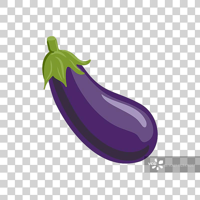 绘制蔬菜茄子图片素材