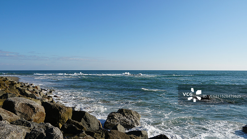 太平洋沿岸 日本爱知县三河渥美半岛恋路海浜图片素材