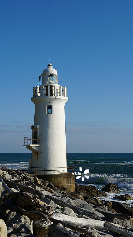 日本爱知渥美半岛伊良湖岬灯塔图片素材