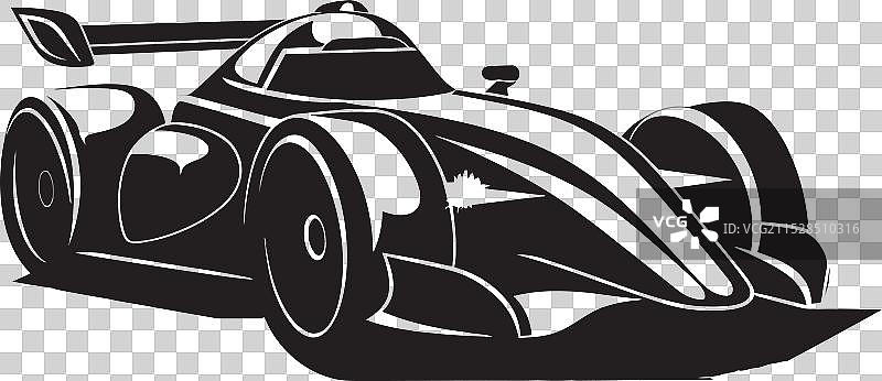 速度活力汽车徽章象征大奖赛荣耀图片素材