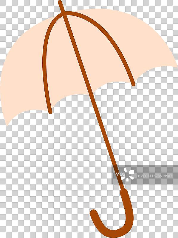 手绘伞图片素材