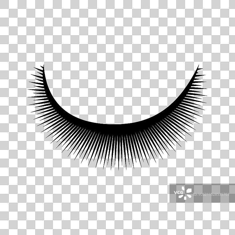 简单的睫毛图标图片素材