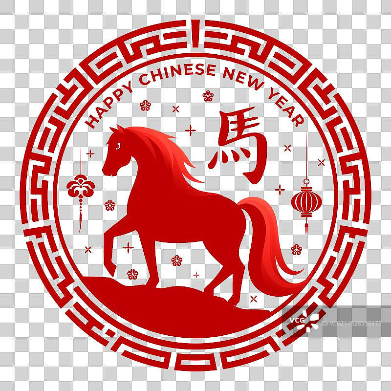 2026年是马年，生肖为马图片素材