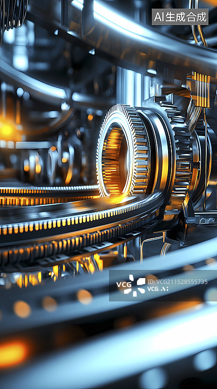 【AI数字艺术】科技城市建筑游戏展台插画海报背景图片素材