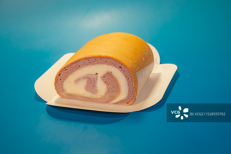 芋泥卷图片素材