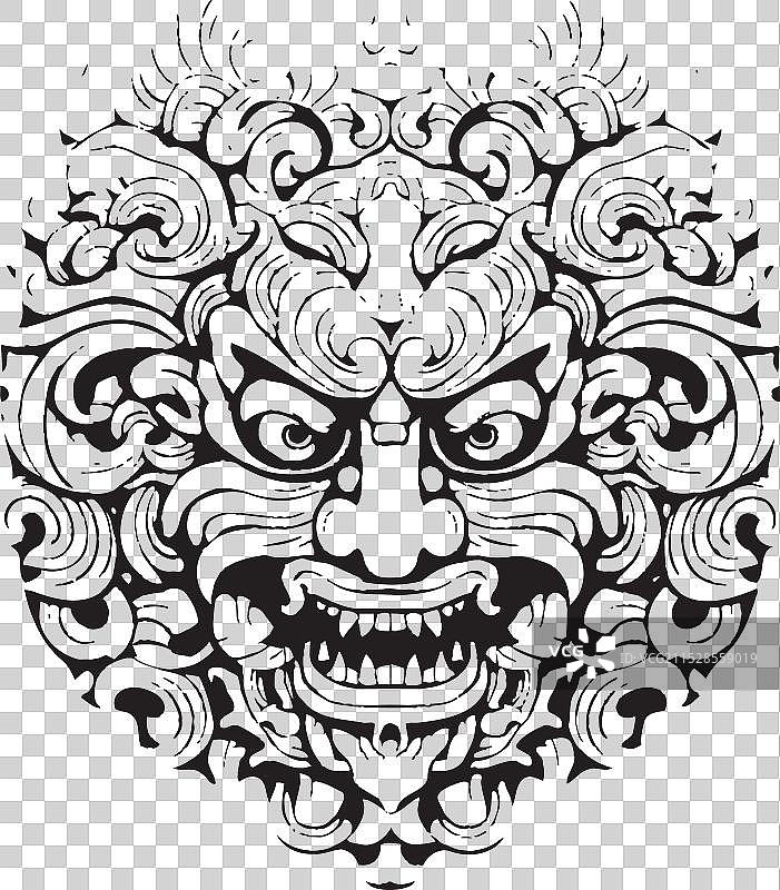 巴厘岛博荣融合标志设计图形图片素材