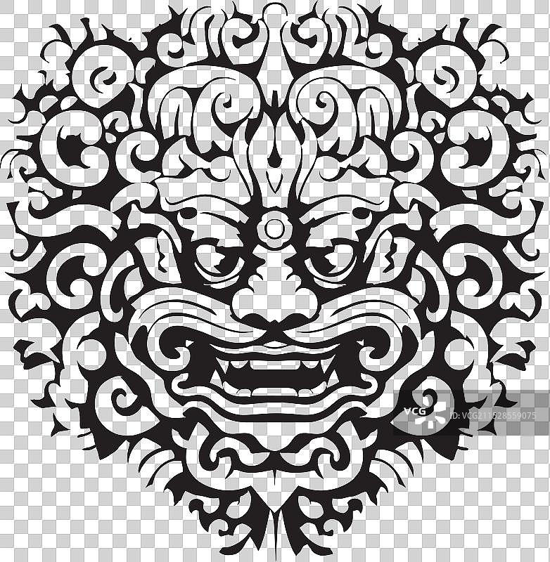 宁静的博朗表情艺术作品徽章图片素材