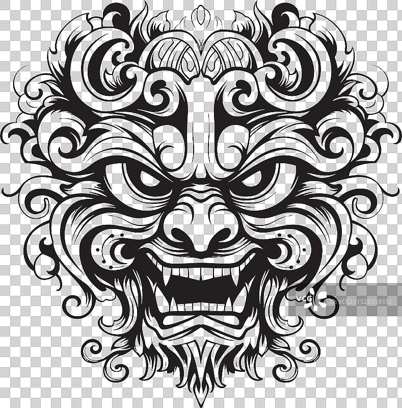 古老的博荣象征标志设计，飘渺而神秘图片素材