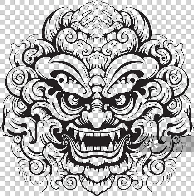 迷人的梦幻图案徽标图片素材