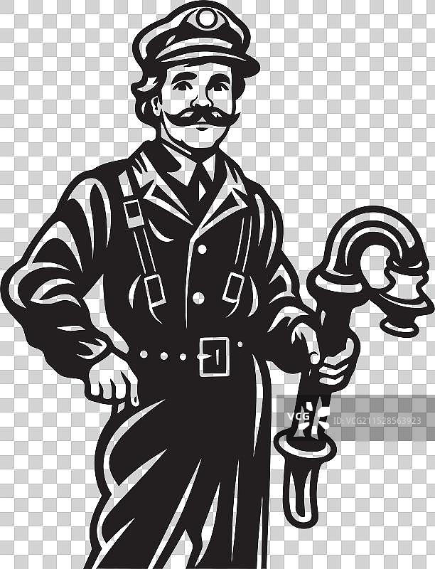 冒险者的火焰探险标志设计图片素材