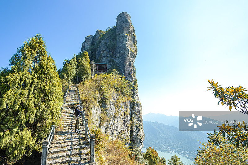 中雁荡山玉甑峰图片素材