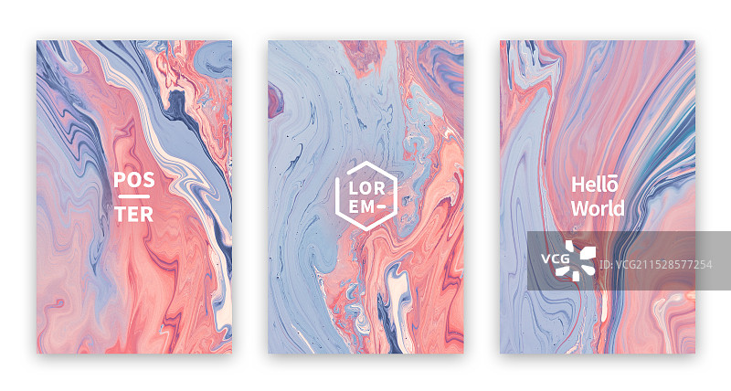 自然抽象流体艺术装饰海报图片素材