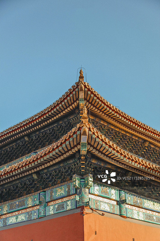 北京故宫·屋檐图片素材