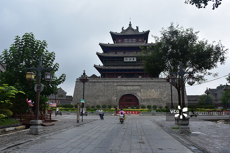 山东聊城光岳楼图片素材