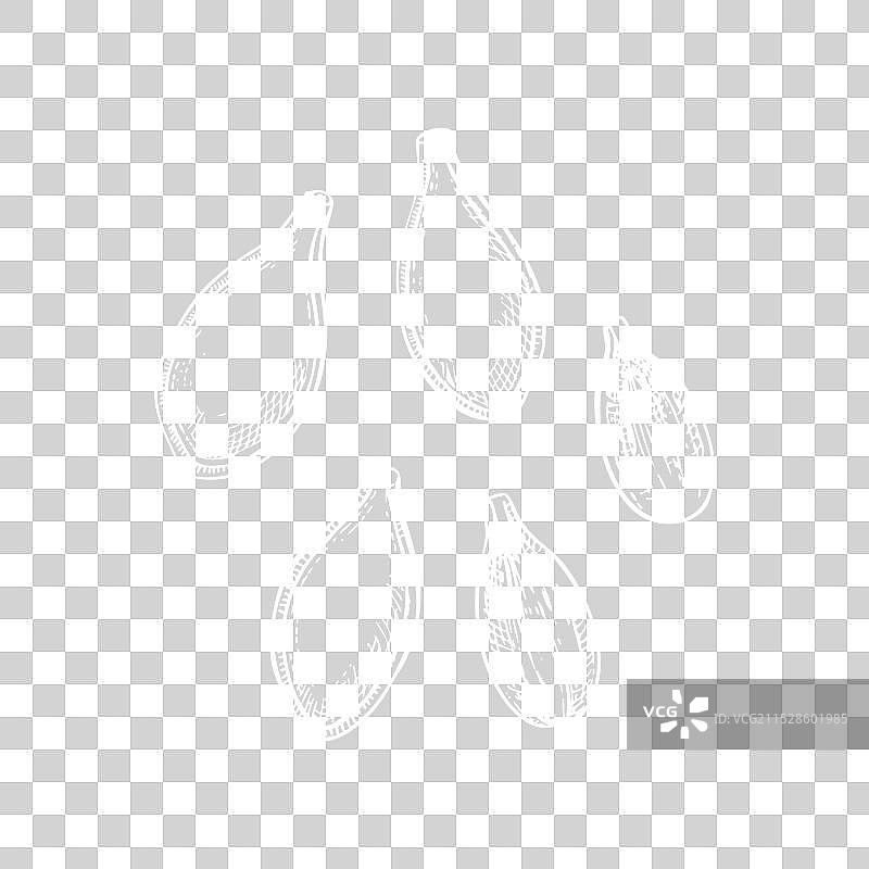 手绘秋季蔬菜南瓜种子素描图片素材
