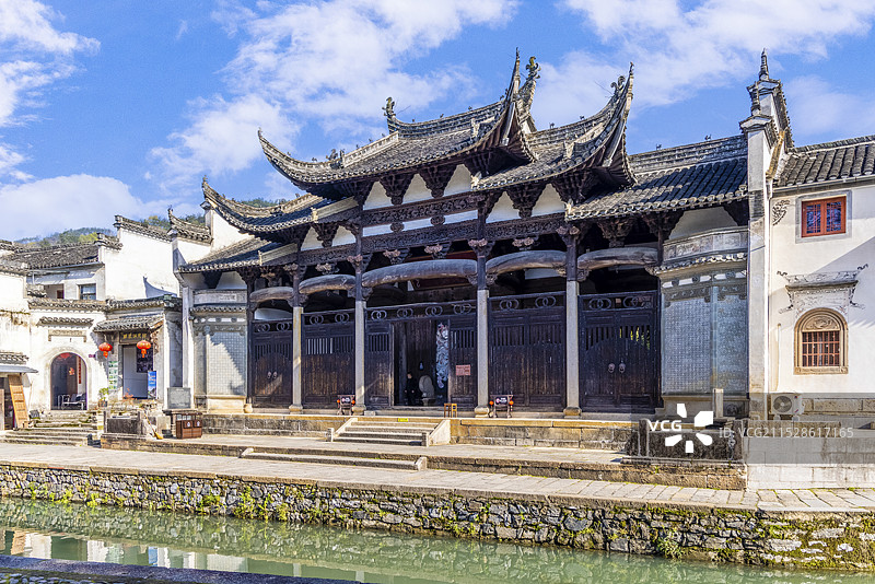 龙川胡氏宗祠图片素材