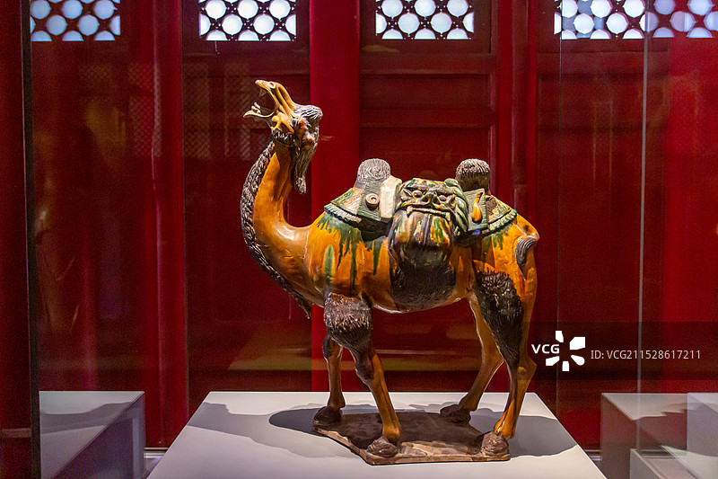 三彩骆驼  北京故宫博物院图片素材