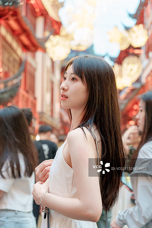 上海国庆旅游打卡图片素材