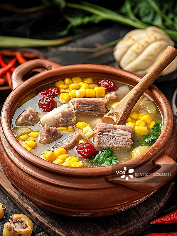 清炖排骨图片素材