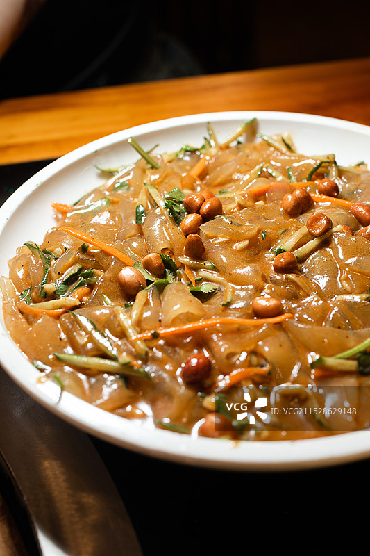 大拉皮 拉皮 东北菜 东北 粉皮图片素材