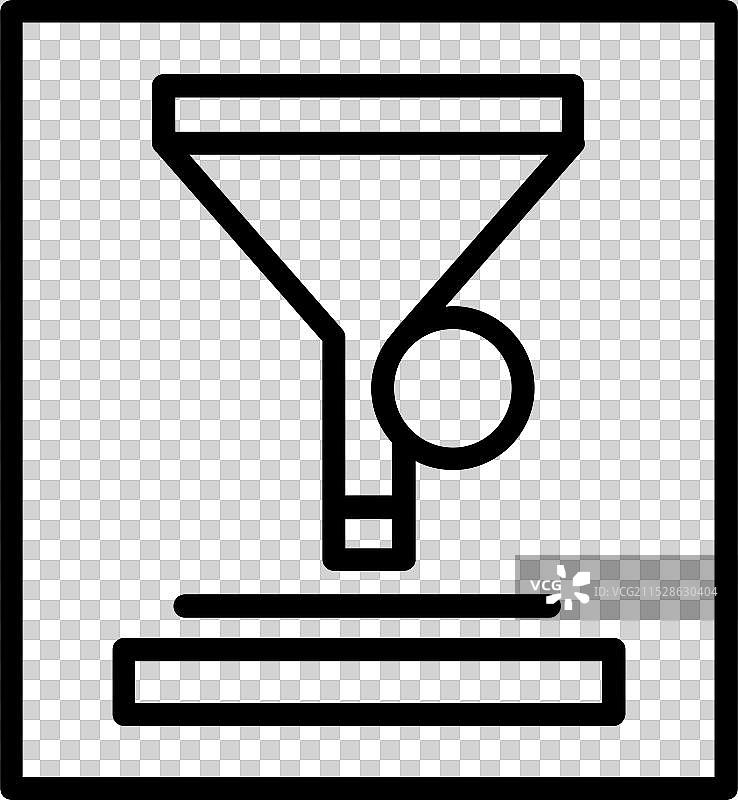 过滤器线条图标设计图片素材