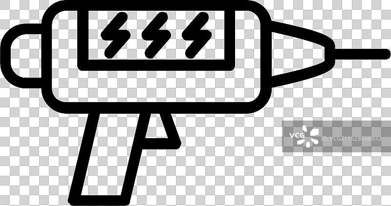 手动钻机线条图标设计图片素材