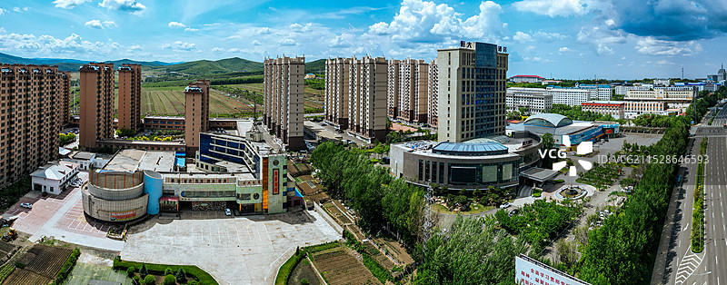 双鸭山市 市政广场 博物馆 广大厦 世纪大道 新城 尖山区图片素材