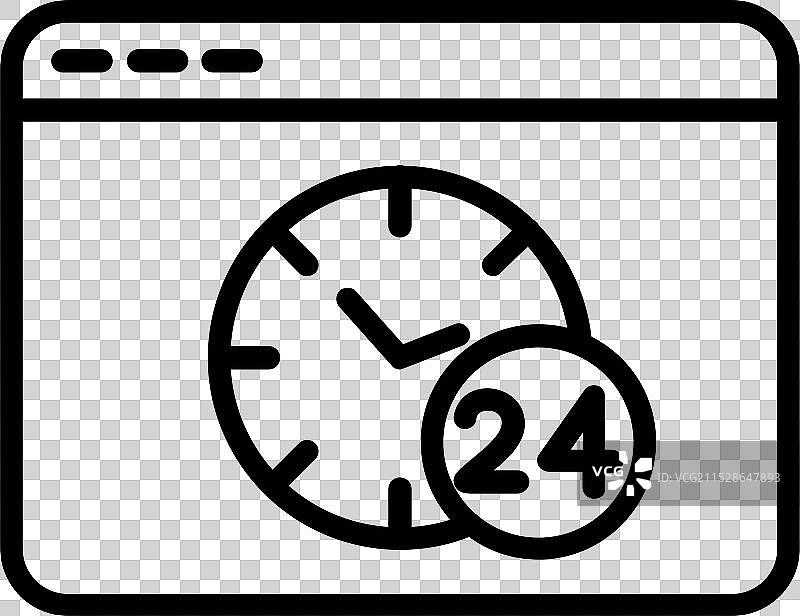 沙漏线条图标设计图片素材